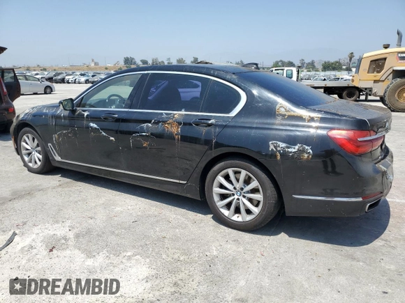 2018 BMW 7 Series 740i xDrive with VIN WBA7E4C57JGV23763, listed as a Copart auction lot 67151864 with 173,803 mi miles and Clean Title. Bid and sale history available at carsss.com. Image 2.