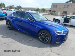2021 Lexus IS 350 F Sport with VIN JTHGZ1B26M5041426, listed as a IAAI auction lot 42659395 with 52,610 mi miles and . Bid and sale history available at DreamBid. Image 1.