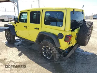 2024 Jeep Wrangler Rubicon z VIN 1C4RJXR64RW193946, wystawiony jako Copart lot #51693105 z przebiegiem 4 863 mil mil oraz Szkoda całkowita • Salvage title. Historia ofert i sprzedaży dostępna na DreamBid. Obrazek 2.