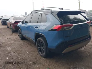 2022 Toyota RAV4 Hybrid XSE with VIN JTME6RFV7ND527447, listed as a IAAI auction lot 42358584 with 50,394 mi miles and . Bid and sale history available at DreamBid. Image 3.