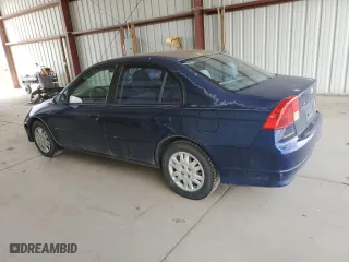 2004 Honda Civic LX with VIN 2HGES165X4H577582, listed as a Copart auction lot 52744395 with 182,867 mi miles and Clean Title. Bid and sale history available at carsss.com. Image 2.