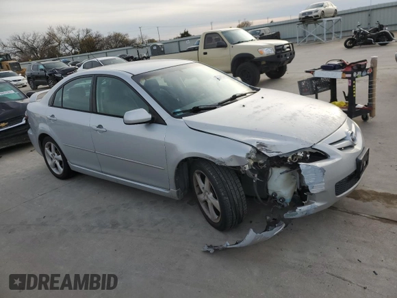 2007 Mazda 6 i Sport VE with VIN 1YVHP84C775M25806, listed as a Copart auction lot 83597804 with 171,666 mi miles and Salvage Title. Bid and sale history available at DreamBid. Image 4.