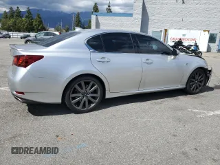 2015 Lexus GS 350 with VIN JTHBE1BL4FA018039, listed as a Copart auction lot 51699385 with 157,609 mi miles and Salvage Title. Bid and sale history available at carsss.com. Image 3.
