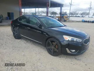 2014 Kia Cadenza Premium with VIN KNALN4D71E5129238, listed as a Copart auction lot 51042425 with Not Provided miles and Clean Title. Bid and sale history available at DreamBid. Image 4.