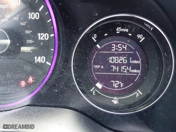 2016 Honda HR-V EX with VIN 3CZRU5H52GM706090, listed as a IAAI auction lot 41932287 with 108,261 mi miles. Bid and sale history available at carsss.com. Image 15.
