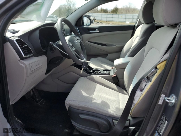 2021 Hyundai Tucson SE with VIN KM8J23A45MU308406, listed as a Copart auction lot 52585635 with 69,205 mi miles and Salvage Title. Bid and sale history available at carsss.com. Image 7.