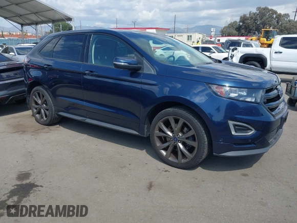 2017 Ford Edge Sport with VIN 2FMPK4AP1HBB17135, listed as a IAAI auction lot 41958589 with 84,616 mi miles. Bid and sale history available at carsss.com. Image 1.