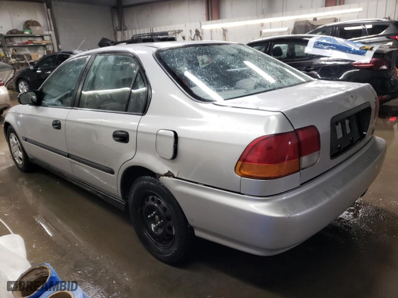 1997 Honda Civic DX with VIN 1HGEJ6624VL021651, listed as a Copart auction lot 86190384 with 135,159 mi miles and Salvage Title. Bid and sale history available at carsss.com. Image 2.