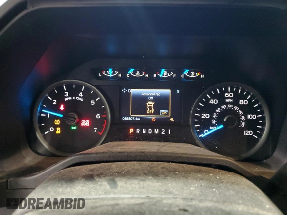 2015 Ford F-150 XLT with VIN 1FTEW1EF8FFA39867, listed as a Copart auction lot 57113965 with 86,807 mi miles and Salvage title. Bid and sale history available at DreamBid. Image 9.