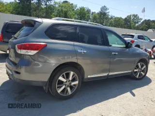 2016 Nissan Pathfinder S with VIN 5N1AR2MN4GC615599, listed as a Copart auction lot 52040665 with 140,013 mi miles and Salvage Title. Bid and sale history available at carsss.com. Image 3.
