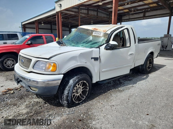 2000 Ford F-150 XL with VIN 2FTRX18L2YCA02201, listed as a Copart auction lot 59428435 with Not provided miles and Non repairable. Bid and sale history available at DreamBid. Image 1.