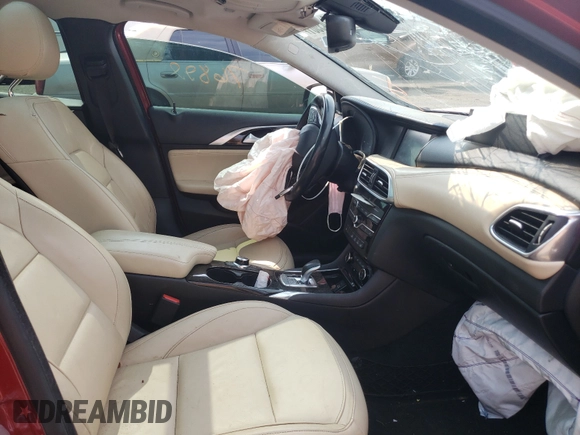 2017 Infiniti QX30 Luxury with VIN SJKCH5CR9HA024782, listed as a Copart auction lot 50143561 with 76,899 mi miles and Salvage title. Bid and sale history available at DreamBid. Image 5.