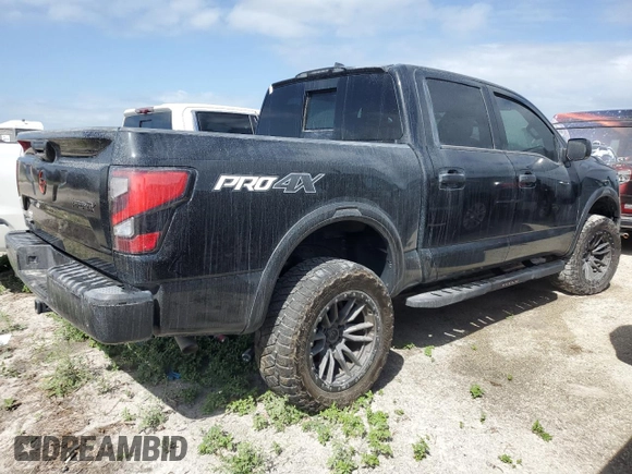 2023 Nissan Titan SV with VIN 1N6AA1ED8PN110324, listed as a Copart auction lot 74601384 with 11,997 mi miles and Non repairable. Bid and sale history available at DreamBid. Image 3.