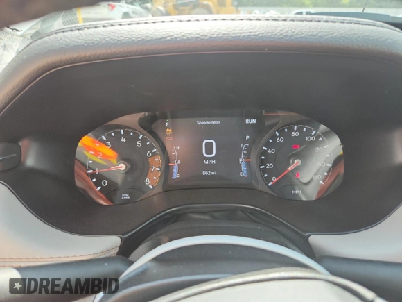 2025 Jeep Compass Limited with VIN 3C4NJDCN8ST594716, listed as a Copart auction lot 64722335 with 862 mi miles and Clean title. Bid and sale history available at DreamBid. Image 9.