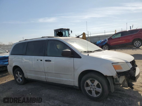 2008 Dodge Grand Caravan SE with VIN 2D8HN44H78R704047, listed as a Copart auction lot 47774145 with 219,316 mi miles and Salvage Title. Bid and sale history available at DreamBid. Image 4.