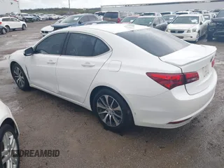 2015 Acura TLX with VIN 19UUB1F39FA020674, listed as a IAAI auction lot 41964784 with 98,579 mi miles and . Bid and sale history available at carsss.com. Image 3.