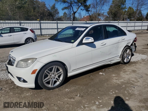 2009 Mercedes-Benz C 350 Sport with VIN WDDGF56X49R047075, listed as a Copart auction lot 49586525 with Not provided miles and Salvage title. Bid and sale history available at DreamBid. Image 1.