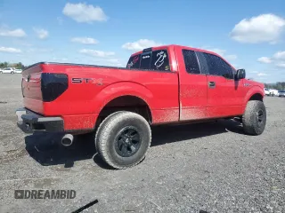 2010 Ford F-150 XL with VIN 1FTEX1EW2AFD63077, listed as a Copart auction lot 52281895 with 160,087 mi miles and Salvage Title. Bid and sale history available at carsss.com. Image 3.
