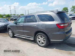 2014 Dodge Durango Citadel with VIN 1C4RDJEG0EC978611, listed as a IAAI auction lot 42250344 with 200,412 mi miles and . Bid and sale history available at DreamBid. Image 3.