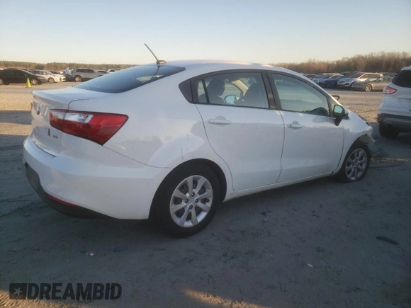 2017 Kia Rio LX with VIN KNADM4A32H6059904, listed as a Copart auction lot 48192985 with 84,287 mi miles and Salvage Title. Bid and sale history available at carsss.com. Image 3.