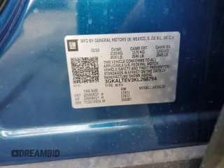 2019 GMC Terrain SLE with VIN 3GKALTEV3KL268794, listed as a Copart auction lot 49925475 with 83,843 mi miles and Salvage Title. Bid and sale history available at DreamBid. Image 15.