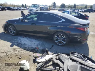 2020 Lexus ES 350 F Sport with VIN 58AGZ1B16LU080759, listed as a Copart auction lot 51943345 with 61,118 mi miles and Salvage title. Bid and sale history available at DreamBid. Image 2.