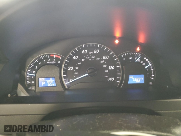 2015 Toyota Camry XLE with VIN 4T1BF1FKXFU894088, listed as a Copart auction lot 53521365 with 73,897 mi miles and Non Repairable. Bid and sale history available at carsss.com. Image 9.