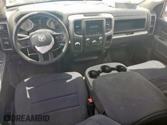 2021 Ram 1500 Tradesman with VIN 1C6RR6FGXMS575924, listed as a Copart auction lot 62588665 with 112,239 mi miles and Salvage title. Bid and sale history available at DreamBid. Image 8.
