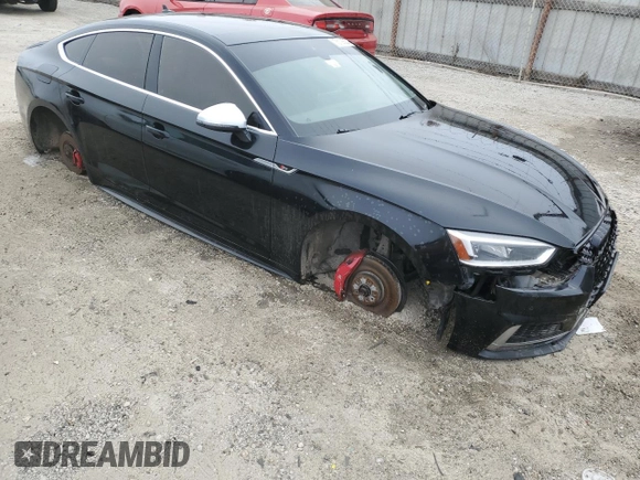 2019 Audi S5 Sportback Premium Plus z VIN WAUB4CF53KA014745, wystawiony jako Copart lot #45696685 z przebiegiem 71 446 mil mil oraz Czysty tytuł • Clean title. Historia ofert i sprzedaży dostępna na DreamBid. Obrazek 4.