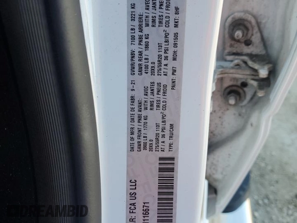 2022 Ram 1500 Big Horn with VIN 1C6SRFFT5NN116671, listed as a Copart auction lot 51690775 with 30,317 mi miles and Salvage Title. Bid and sale history available at carsss.com. Image 12.