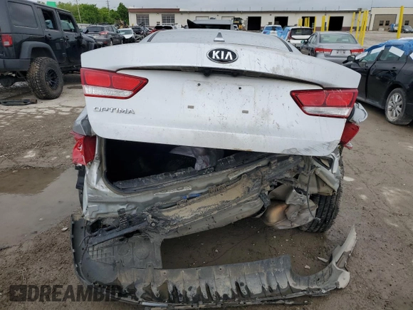 2019 Kia Optima LX with VIN 5XXGT4L3XKG377567, listed as a Copart auction lot 57520175 with 159,307 mi miles and Salvage title. Bid and sale history available at DreamBid. Image 6.