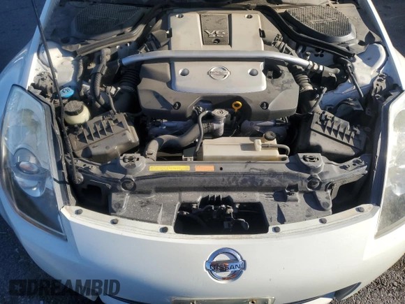2007 Nissan 350Z Touring with VIN JN1BZ36A37M654299, listed as a Copart auction lot 47617585 with 126,188 mi miles and Salvage Title. Bid and sale history available at carsss.com. Image 11.