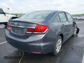 2015 Honda Civic LX with VIN 19XFB2F55FE268061, listed as a IAAI auction lot 42267729 with 122,083 mi miles and . Bid and sale history available at DreamBid. Image 4.