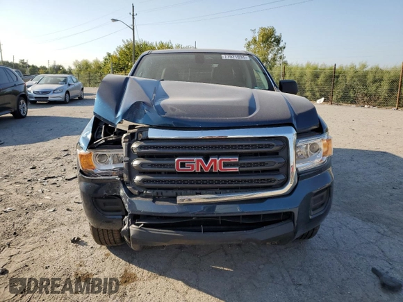 2020 GMC Canyon 2WD with VIN 1GTG5BEN0L1139396, listed as a Copart auction lot 71921034 with 0 mi miles and Salvage Title. Bid and sale history available at carsss.com. Image 5.