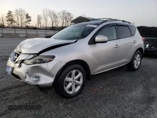 2009 Nissan Murano S with VIN JN8AZ18U89W008353, listed as a Copart auction lot 46619225 with 130,749 mi miles and Salvage Title. Bid and sale history available at carsss.com. Image 1.