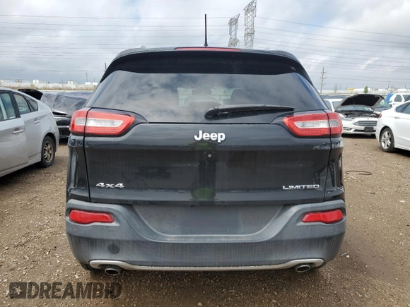 2014 Jeep Cherokee Limited with VIN 1C4PJMDS4EW151281, listed as a Copart auction lot 55448565 with 159,841 mi miles and Salvage title. Bid and sale history available at DreamBid. Image 6.