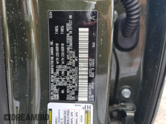 2025 Lexus NX 350h Premium с VIN 2T2GKCEZ2SC045835, выставлен на аукционе Copart как лот 61781405 с пробегом 3 335 миль миль и Чистый • Clean title. История ставок и продаж доступна на DreamBid. Изображение 13.