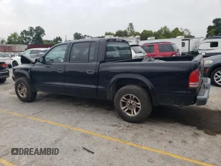 2004 Dodge Dakota Sport with VIN 1D7HL38K04S553703, listed as a Copart auction lot 70974374 with 0 mi miles and Salvage Title. Bid and sale history available at carsss.com. Image 2.
