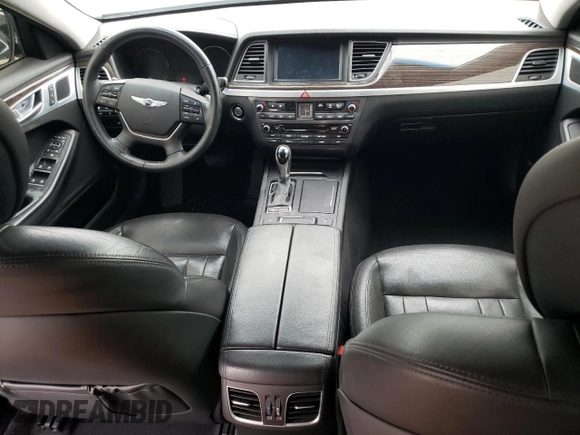2017 Genesis G80 3.8L with VIN KMHGN4JE4HU172064, listed as a Copart auction lot 81132543 with 126,750 mi miles and Salvage Title. Bid and sale history available at carsss.com. Image 8.