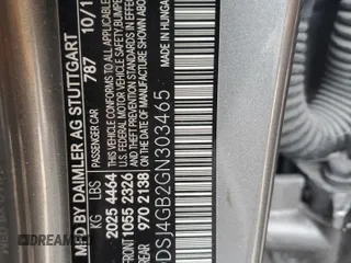 2016 Mercedes-Benz CLA with VIN WDDSJ4GB2GN303465, listed as a Copart auction lot 44525535 with 120,516 mi miles and Salvage Title. Bid and sale history available at carsss.com. Image 15.