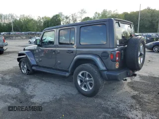 2022 Jeep Wrangler Unlimited Sahara z VIN 1C4HJXEN0NW110192, wystawiony jako Copart lot #57206625 z przebiegiem 32 964 mil mil oraz Szkoda całkowita • Salvage title. Historia ofert i sprzedaży dostępna na DreamBid. Obrazek 2.