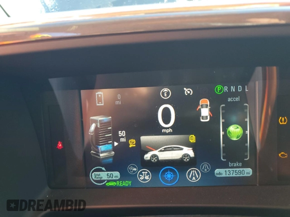 2014 Chevrolet Volt with VIN 1G1RH6E45EU149852, listed as a Copart auction lot 52599505 with 137,590 mi miles and Salvage Title. Bid and sale history available at DreamBid. Image 9.