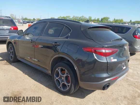 2022 Alfa Romeo Stelvio Veloce z VIN ZASPAKBN6N7D24902, wystawiony jako IAAI lot #42225536 z przebiegiem 87 377 mil mil oraz . Historia ofert i sprzedaży dostępna na DreamBid. Obrazek 3.