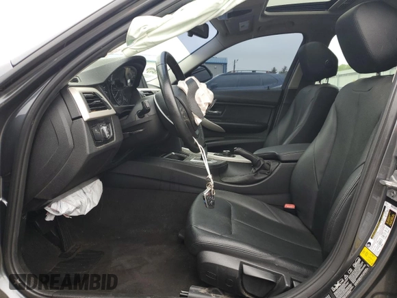 2015 BMW 3 Series 320i xDrive with VIN WBA3C3G52FNT51993, listed as a Copart auction lot 55509295 with 80,320 mi miles and Salvage title. Bid and sale history available at DreamBid. Image 7.