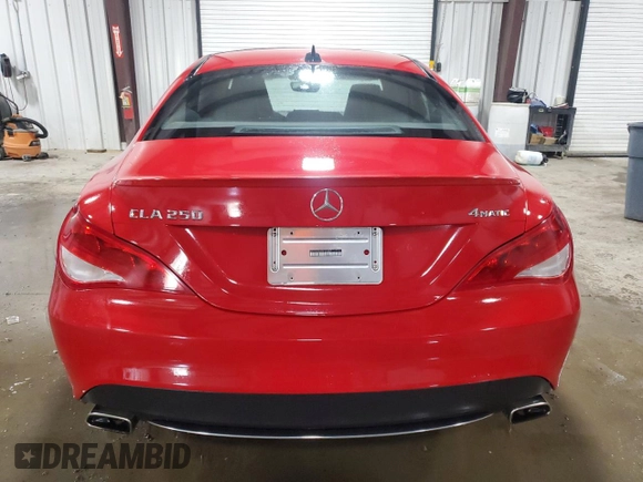 2015 Mercedes-Benz CLA 250 with VIN WDDSJ4GB9FN183680, listed as a Copart auction lot 56466785 with 115,439 mi miles and Salvage Title. Bid and sale history available at DreamBid. Image 6.