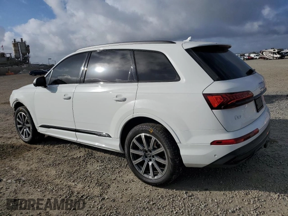 2023 Audi Q7 Premium Plus with VIN WA1LCBF78PD025715, listed as a Copart auction lot 51106685 with 15,780 mi miles and Salvage title. Bid and sale history available at DreamBid. Image 2.