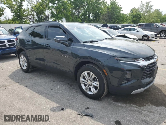 2020 Chevrolet Blazer LT with VIN 3GNKBCR4XLS615251, listed as a Copart auction lot 58942695 with 95,240 mi miles and Salvage title. Bid and sale history available at DreamBid. Image 4.