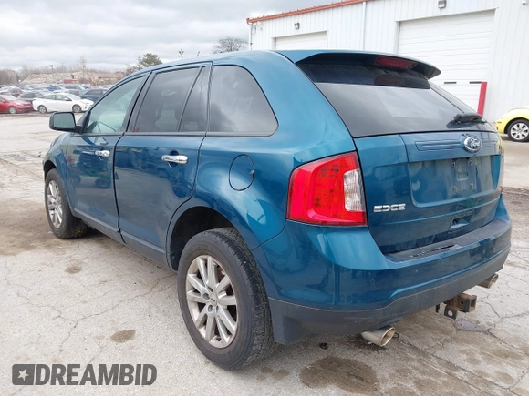 2011 Ford Edge SEL with VIN 2FMDK3JC9BBA41715, listed as a IAAI auction lot 41947808 with 107,341 mi miles. Bid and sale history available at carsss.com. Image 3.
