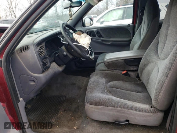 1999 Dodge Dakota SLT with VIN 1B7GL22X0XS268203, listed as a Copart auction lot 85155594 with 185,142 mi miles and Salvage Title. Bid and sale history available at carsss.com. Image 7.