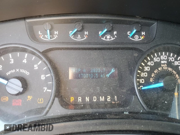 2014 Ford F-150 XL with VIN 1FTFW1CF9EKF51182, listed as a Copart auction lot 44395325 with 170,010 mi miles and Salvage Title. Bid and sale history available at carsss.com. Image 9.
